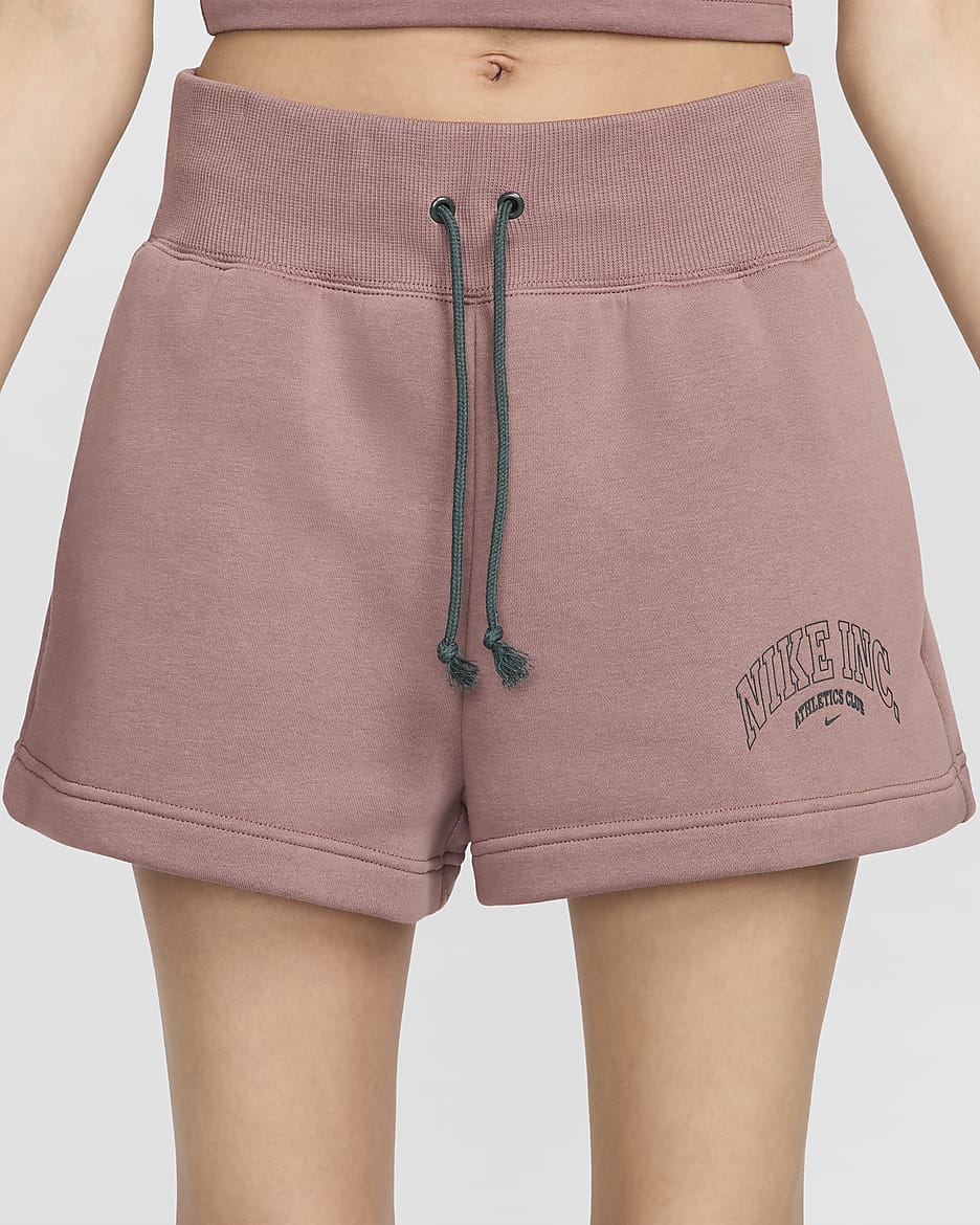 Nike Sportswear Phoenix Fleece Women s High Waisted Shorts